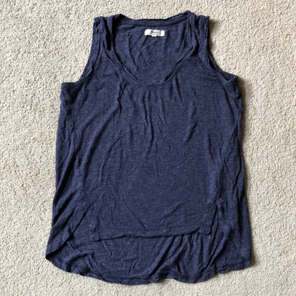 3 for $30: Madewell Flowy Blue Tank! - Picture 2 of 6